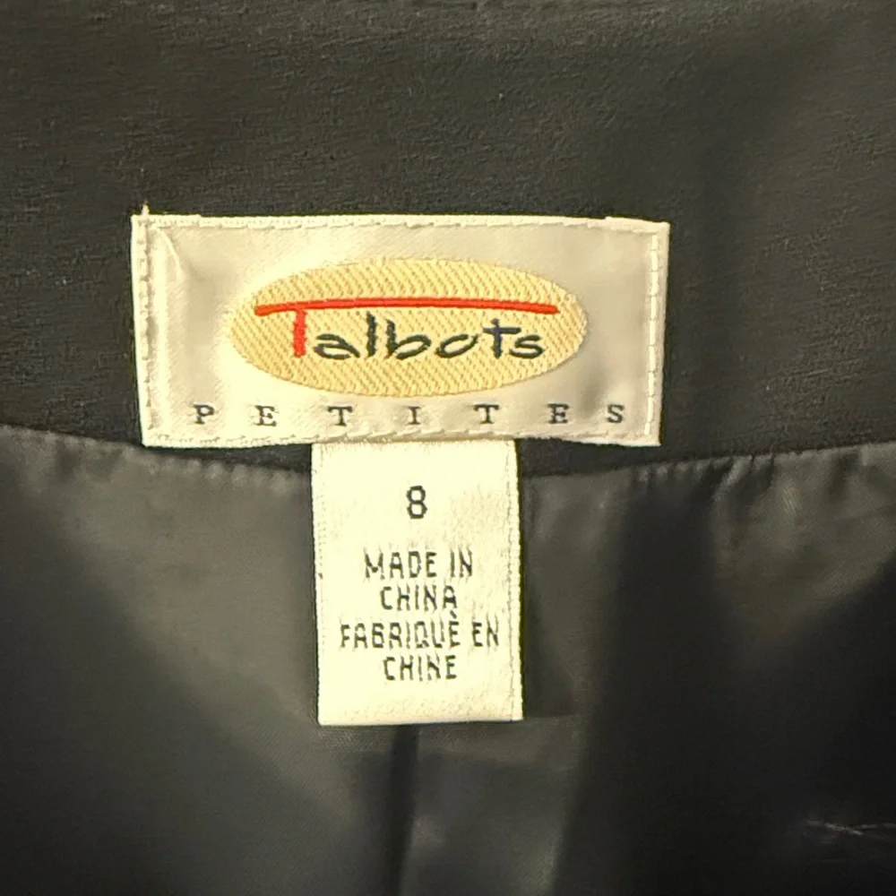 Talbots Vibrant Striped Blazer with Black Ribbon Accents size 8 - Picture 3 of 14